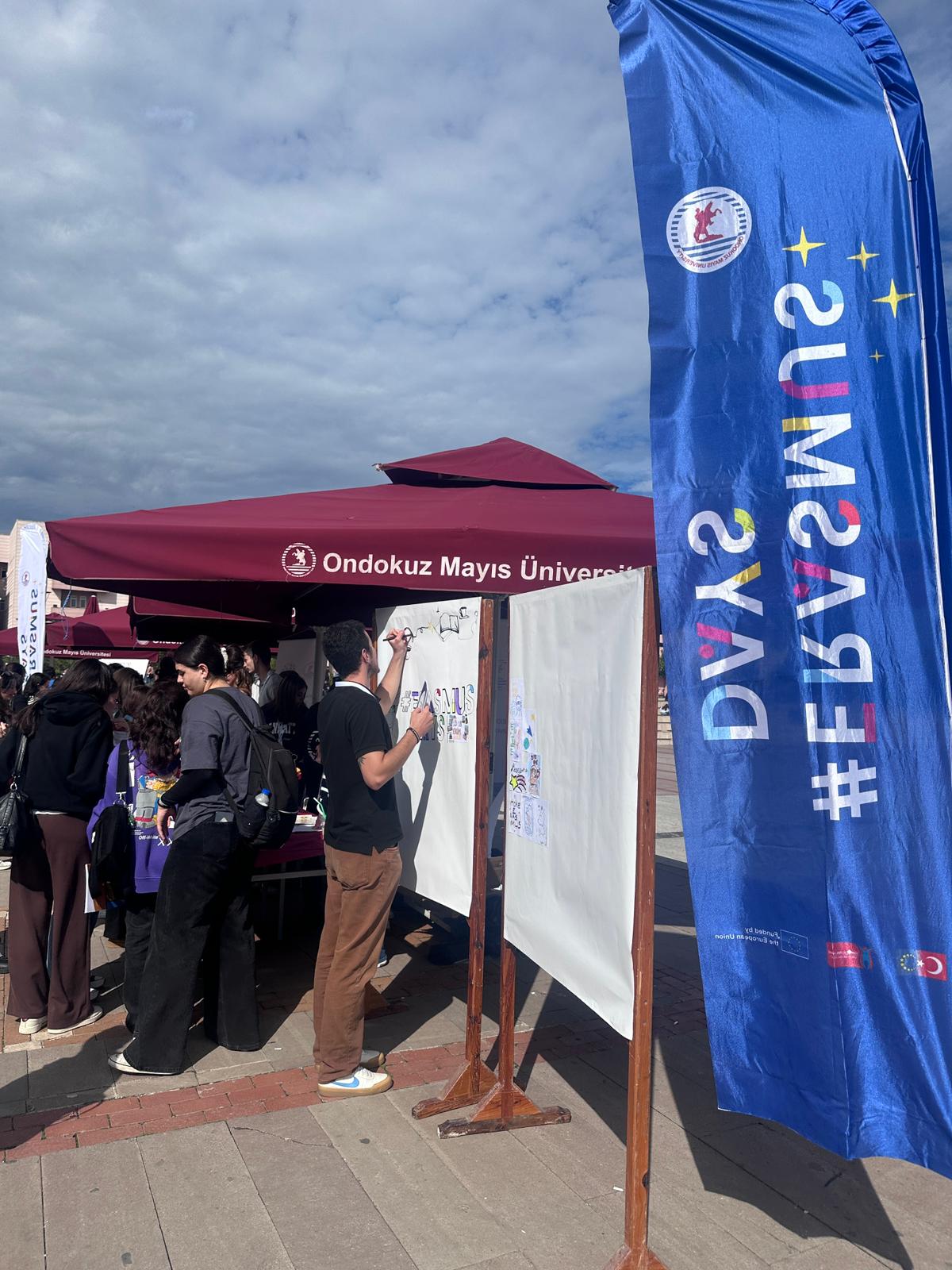 OMÜ Erasmusdays: Campus Games, Sanat ve Proje Tanıtımlarıyla Dolu Dolu Bir Hafta