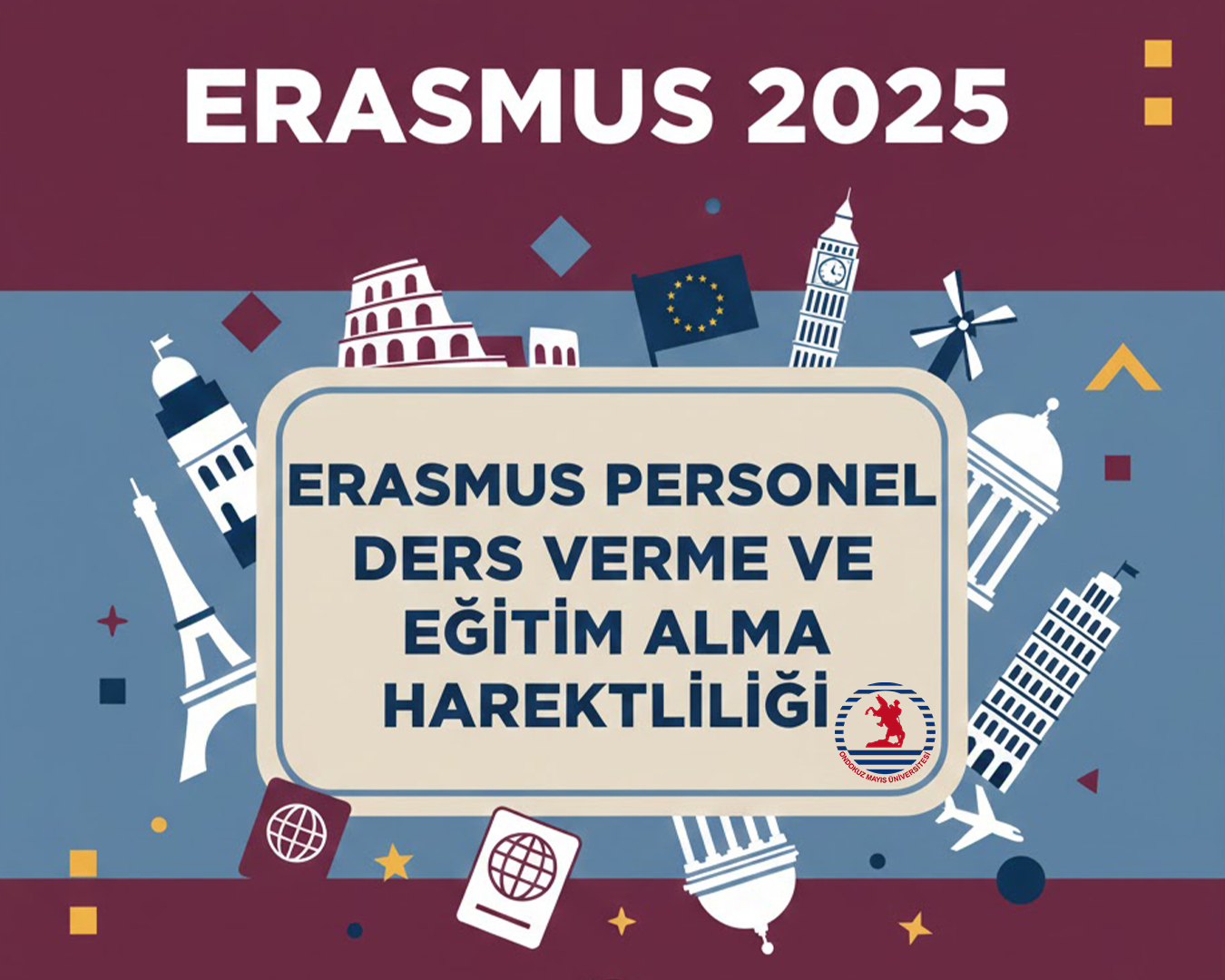 2025 Erasmus Personel Ders Verme ve Eğitim Alma Hareketliliği Nihai Sonuç Listesi