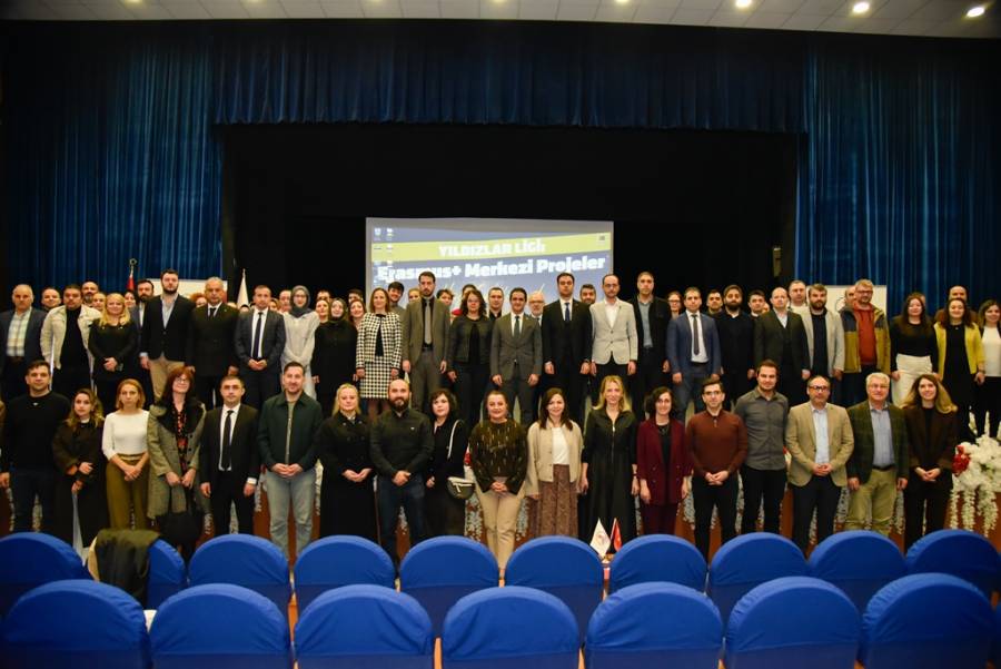 OMÜ’de “Yıldızlar Ligi Erasmus+ Merkezi Projeler Bilgilendirme Toplantısı” gerçekleştirildi