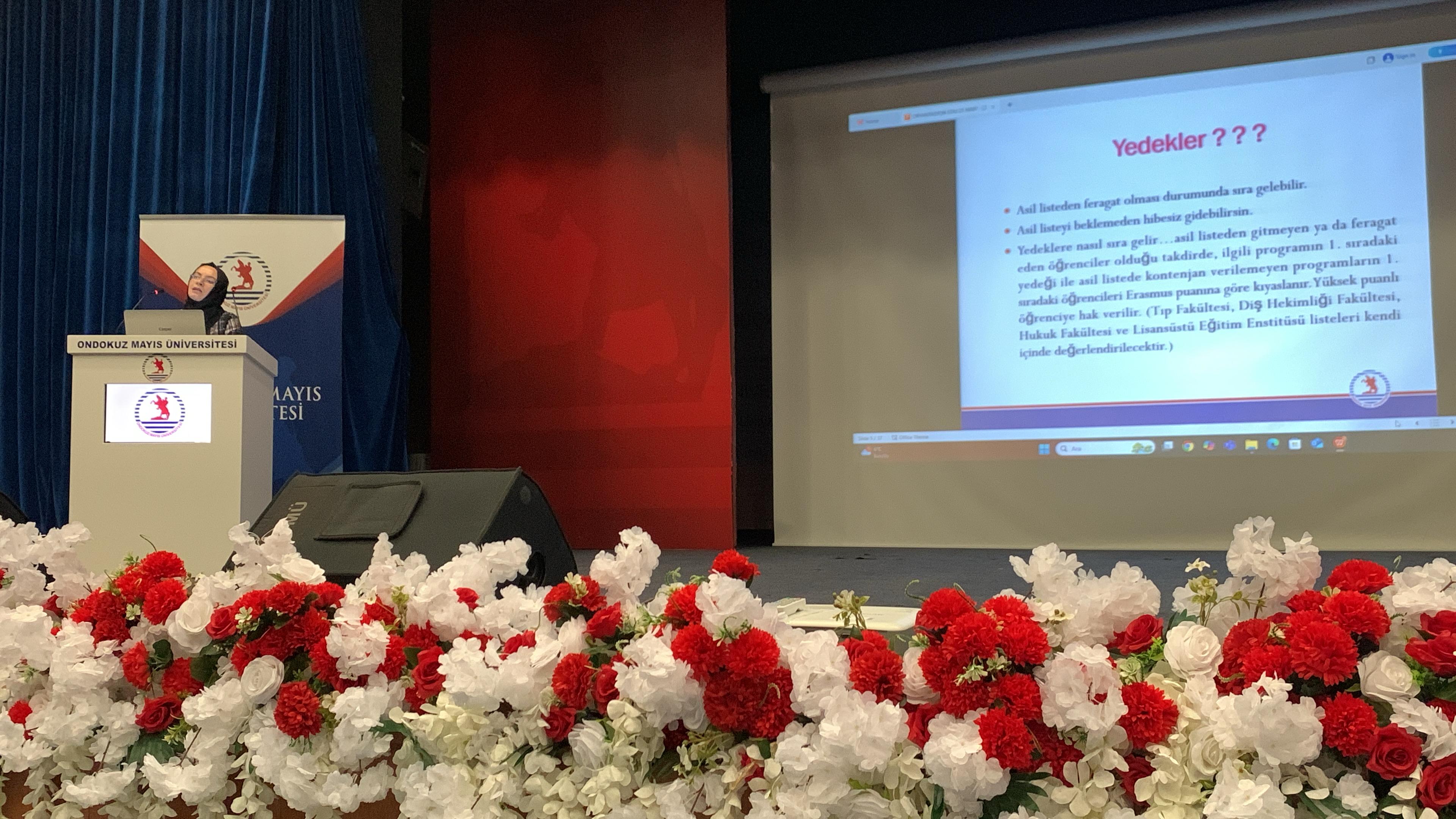 ERASMUS Programı ile Yurtdışına Gidecek Öğrencilerimize Oryantasyon Düzenlendi