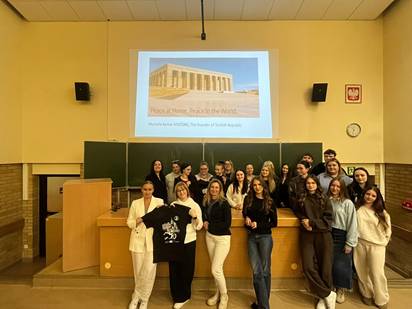 Erasmus+ Personel Ders Verme Hareketliliği kapsamında Polonya   Dr. Fatma Cebeci’nin Ziyareti