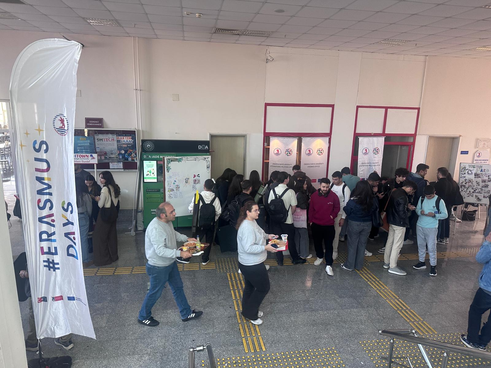 OMÜ Erasmusdays: Campus Games, Sanat ve Proje Tanıtımlarıyla Dolu Dolu Bir Hafta