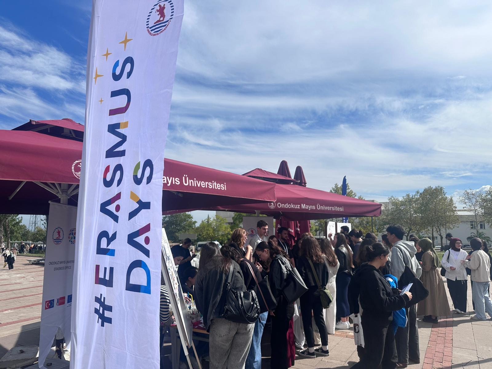 OMÜ Erasmusdays: Campus Games, Sanat ve Proje Tanıtımlarıyla Dolu Dolu Bir Hafta